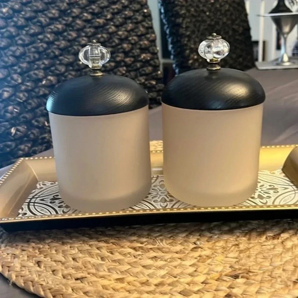 Frosted‎ Glass Jars